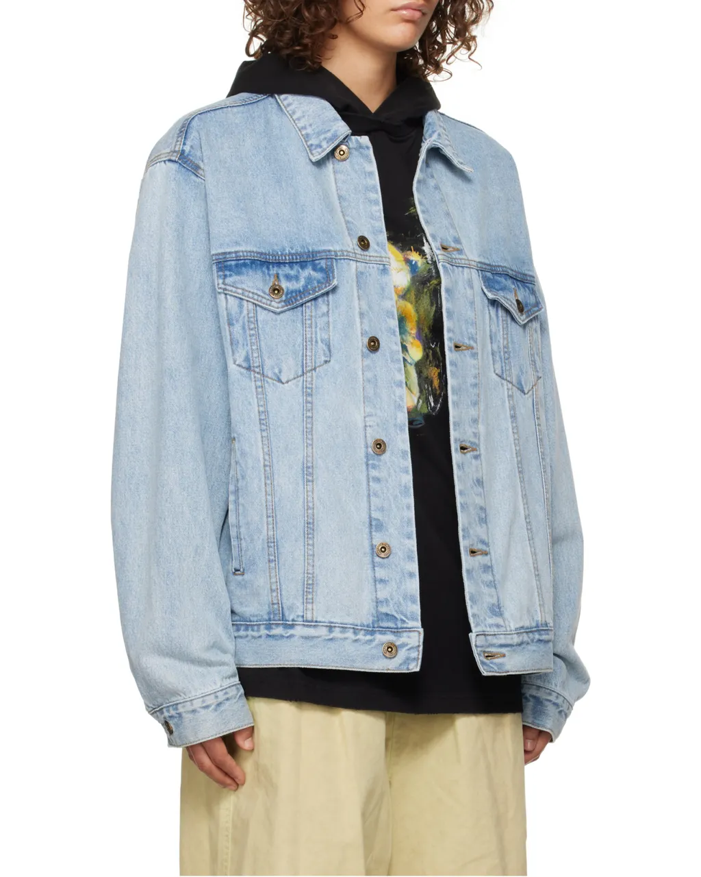 Lapel Denim Jacket