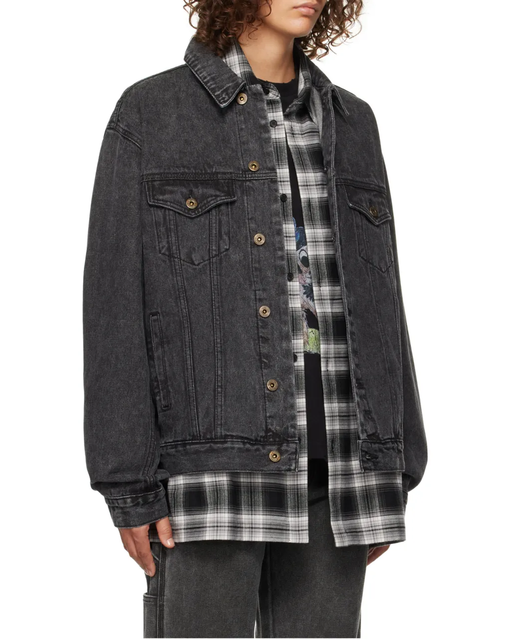 Jeff Rhinestone Denim Jacket
