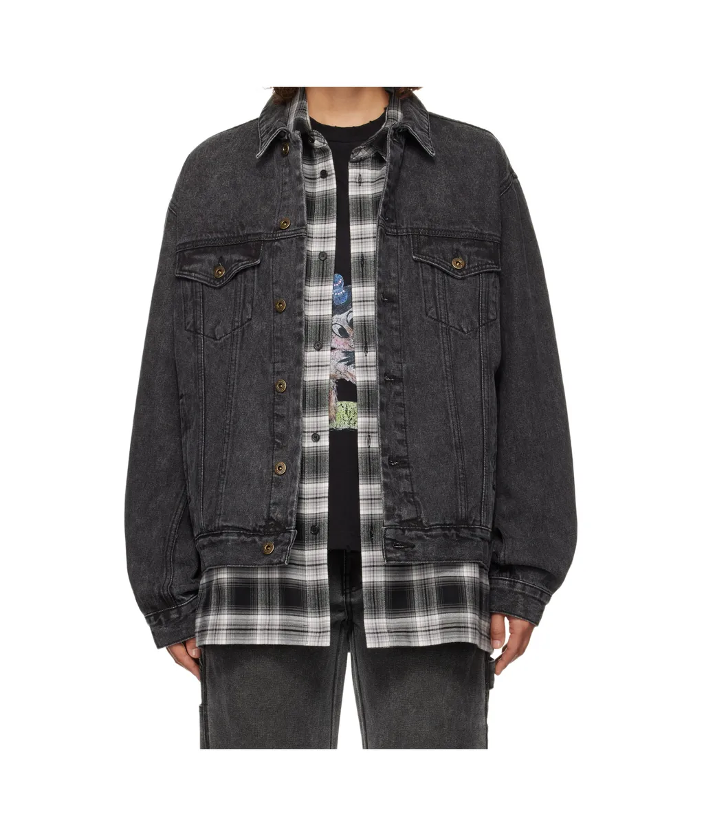 Jeff Rhinestone Denim Jacket