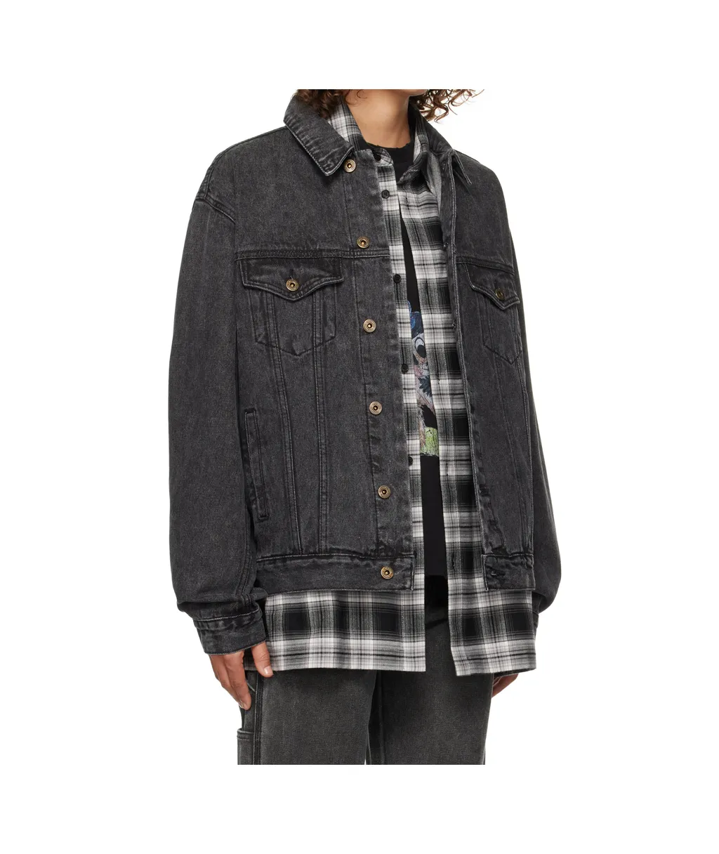 Jeff Rhinestone Denim Jacket