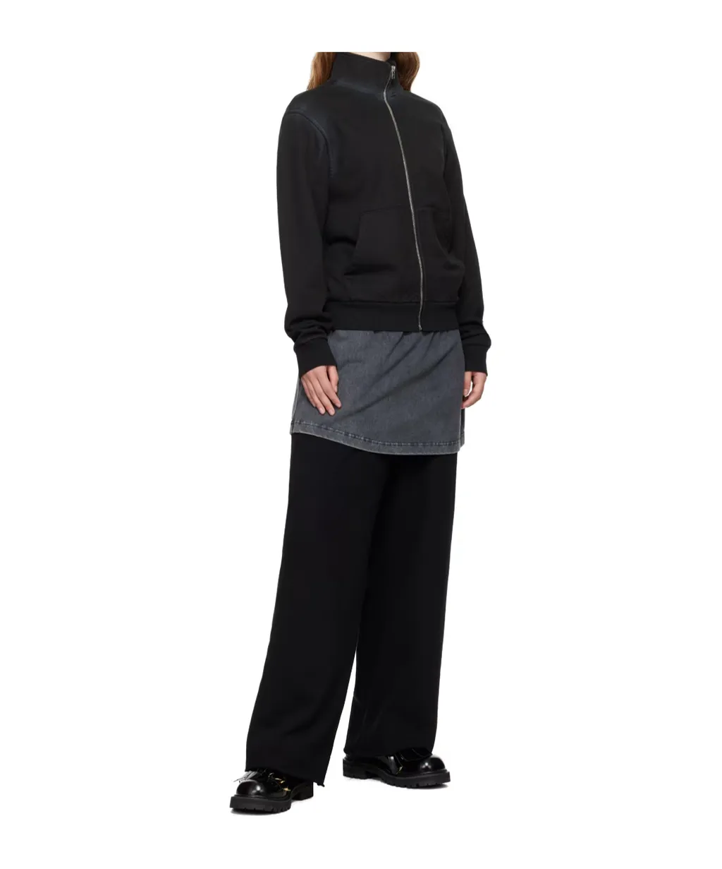 Zippered Long-Sleeved Casual Jacket