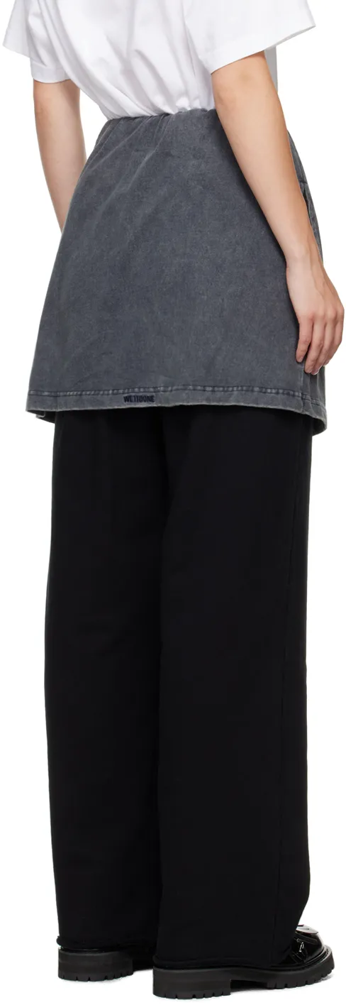Layered Logo Casual Pants