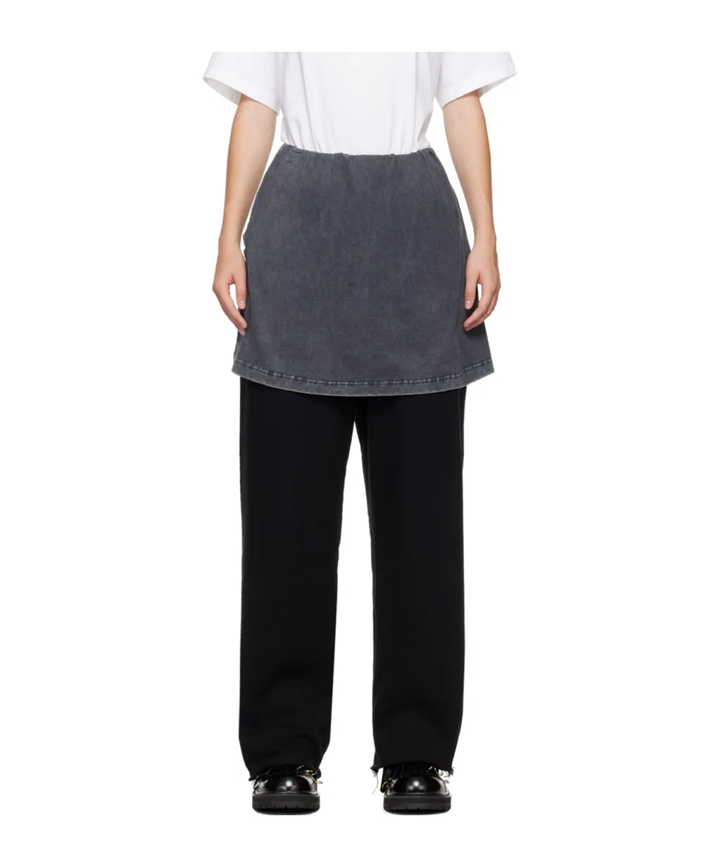 Layered Logo Casual Pants
