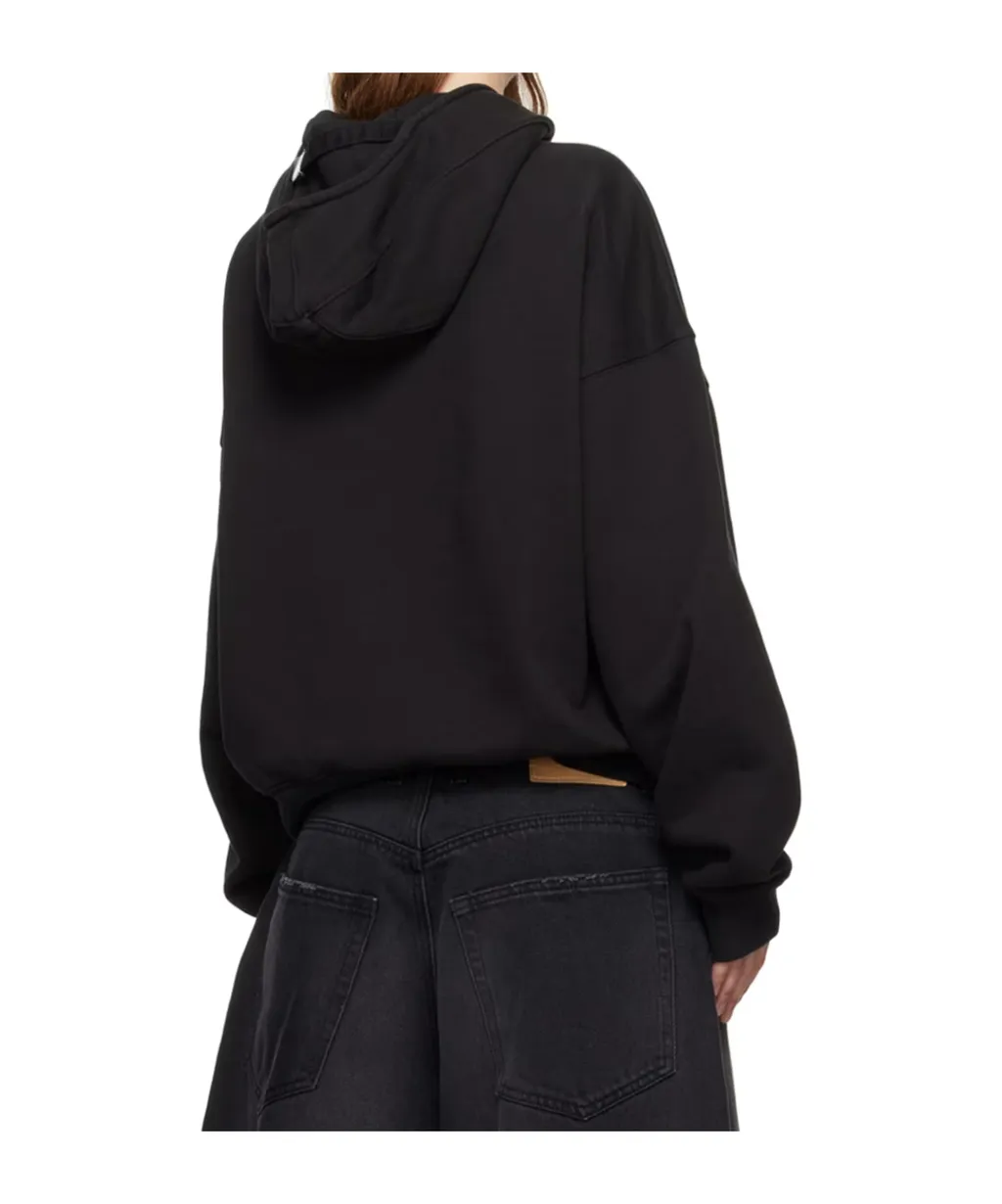 Embroidered-Logo Hooded Jacket