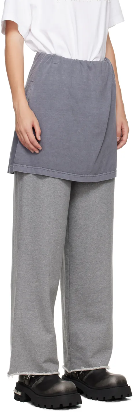 Layered Logo Casual Pants