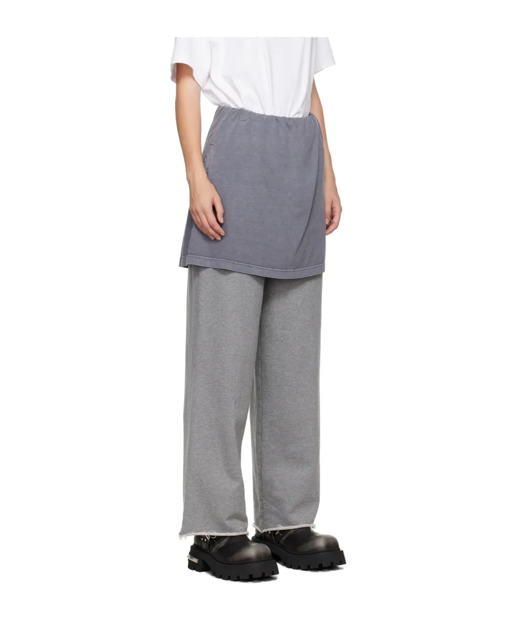 Layered Logo Casual Pants