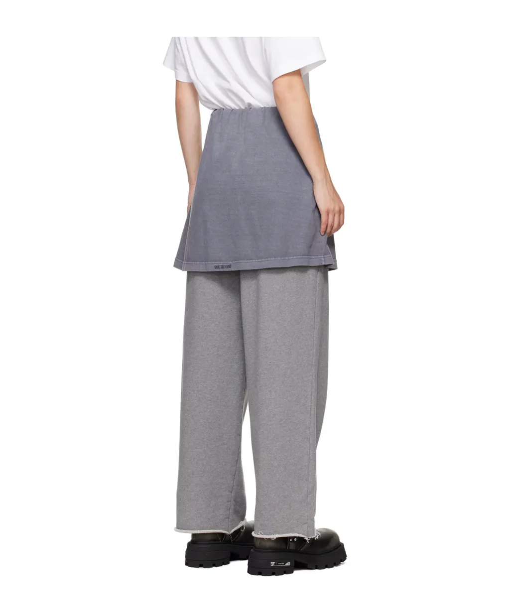 Layered Logo Casual Pants