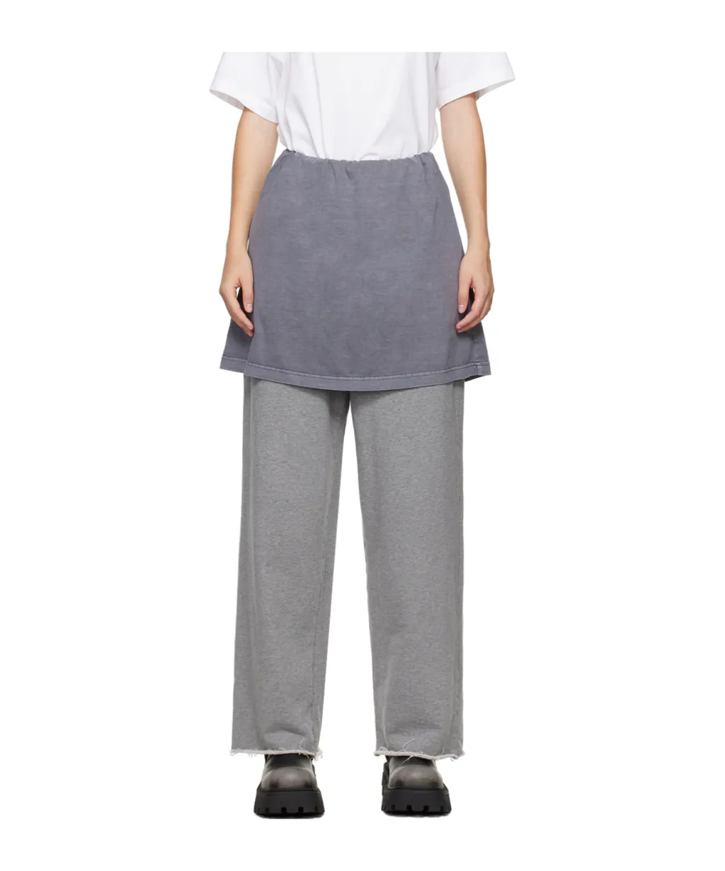 Layered Logo Casual Pants