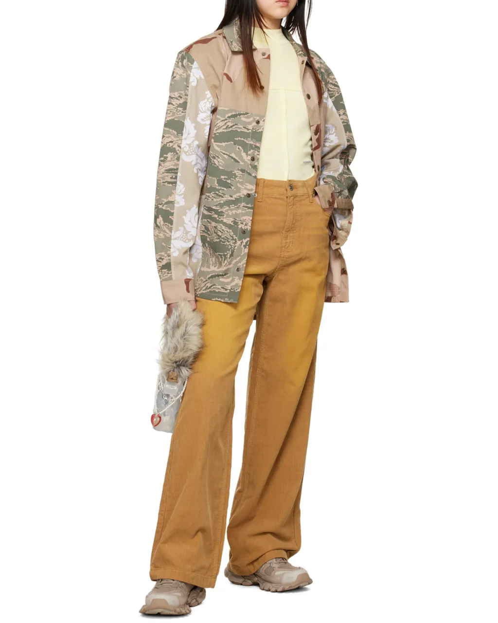 Logo Wide-Leg Casual Pants