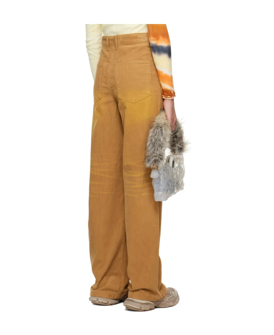 Logo Wide-Leg Casual Pants