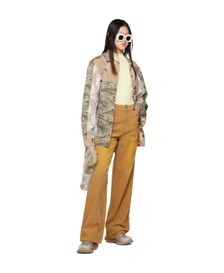 Logo Wide-Leg Casual Pants