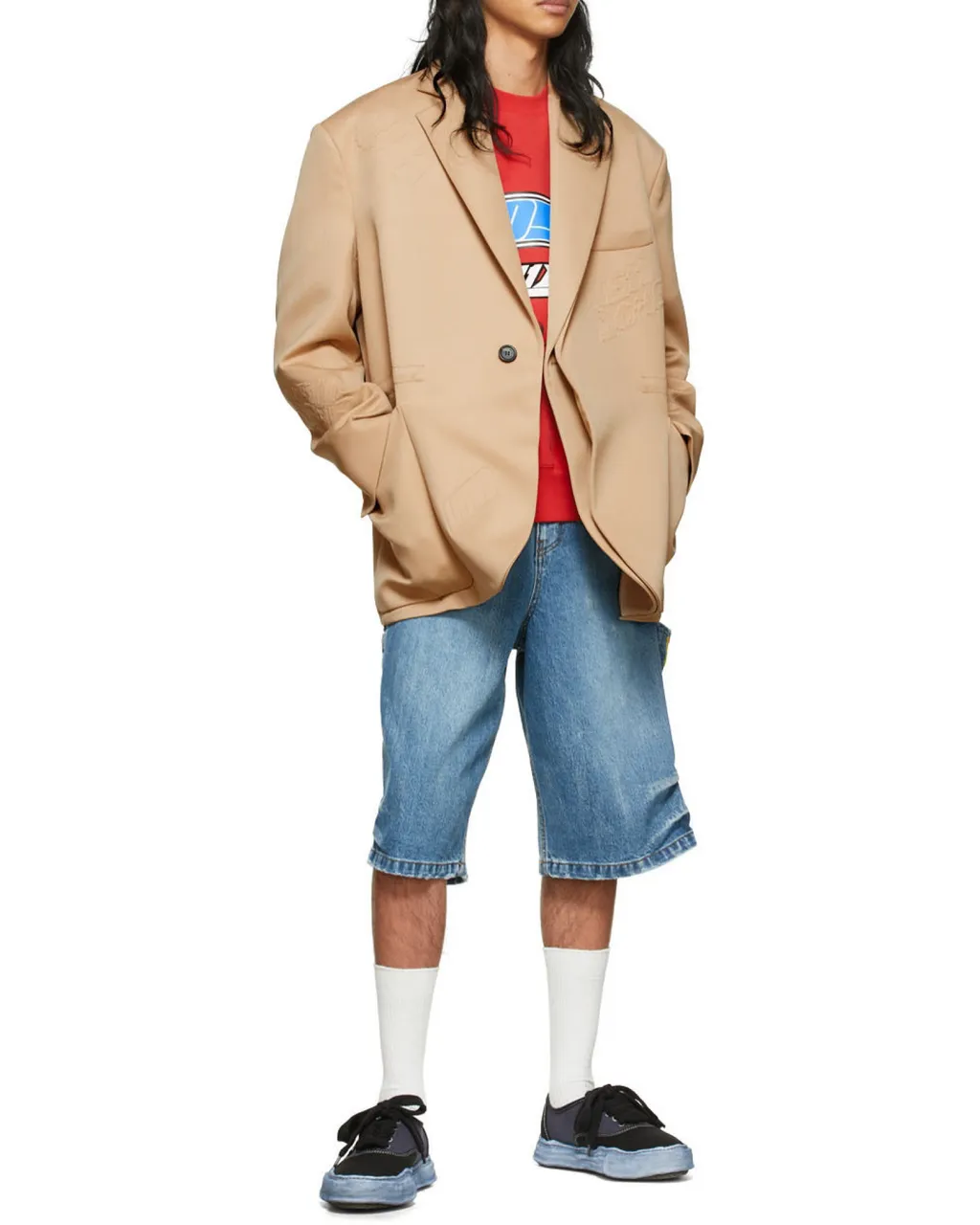 Logo Lapel Blazer
