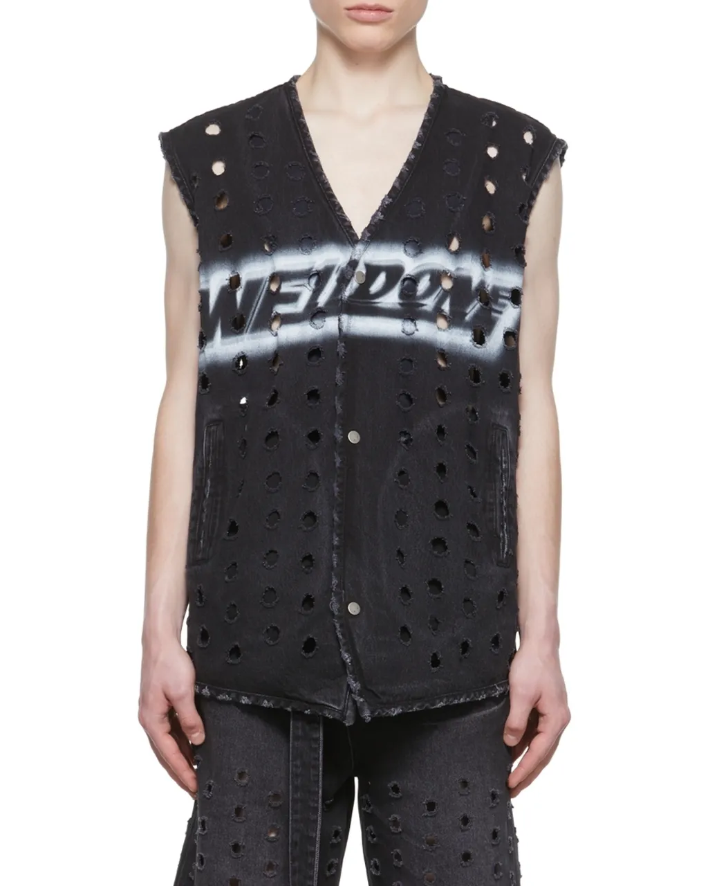 Logo Denim Vest