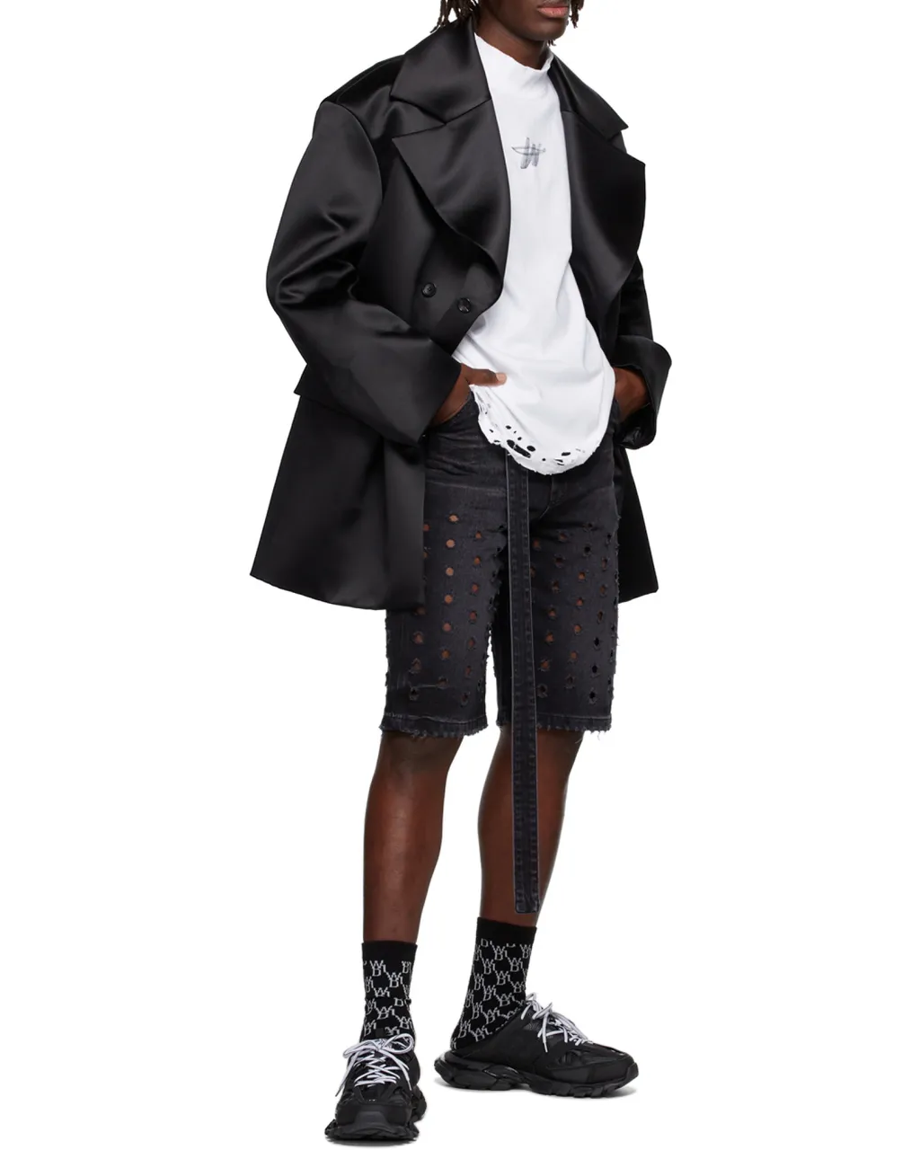 Non-Stretch Denim Shorts