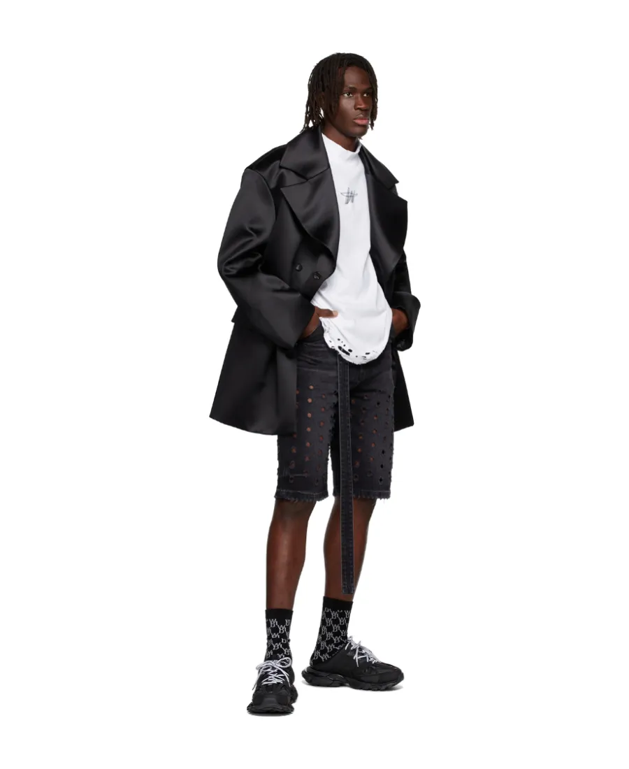Non-Stretch Denim Shorts
