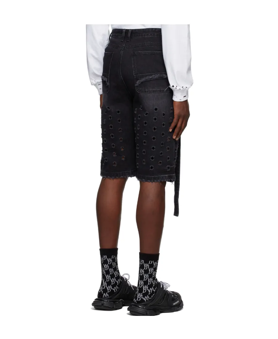 Non-Stretch Denim Shorts