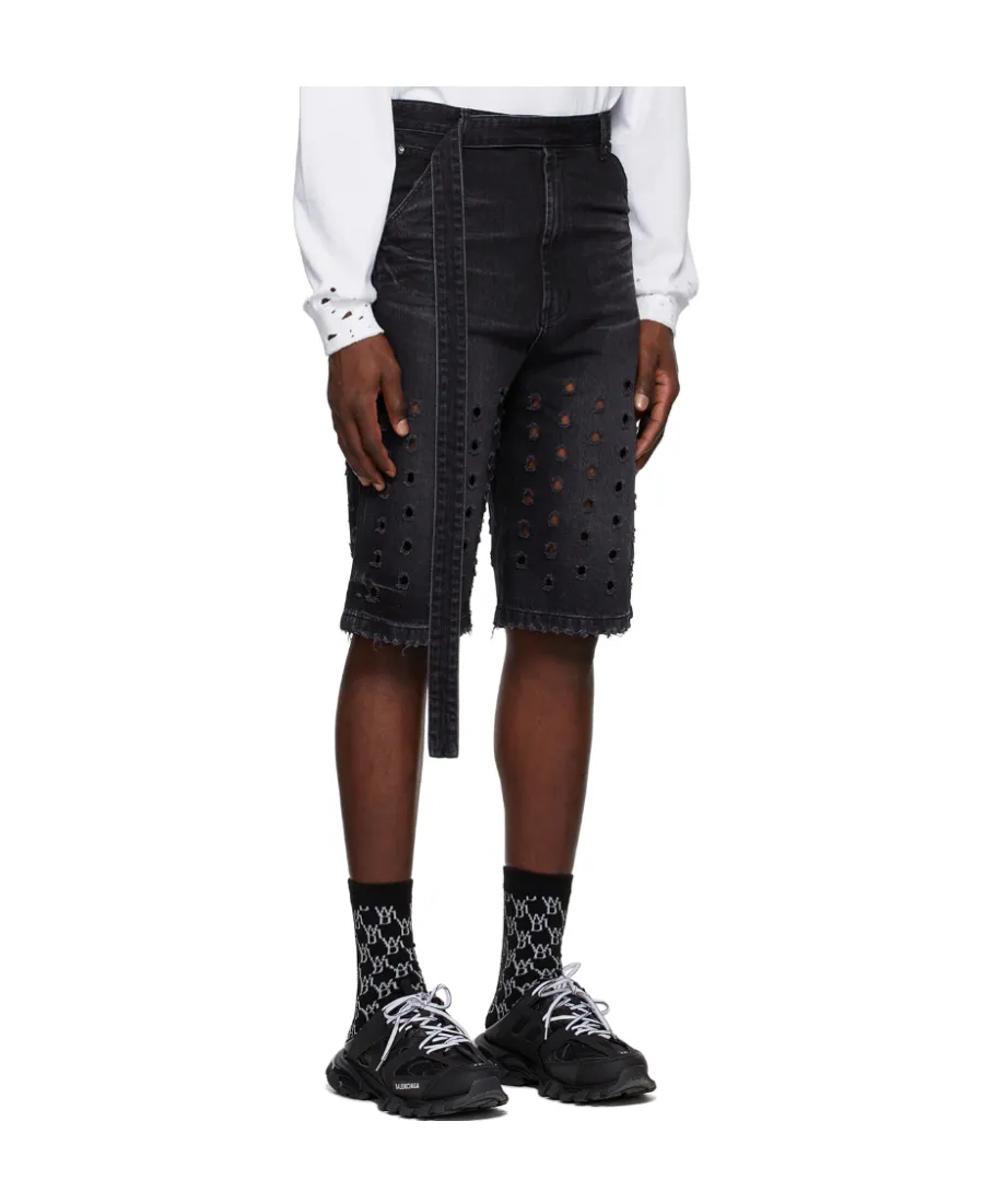 Non-Stretch Denim Shorts