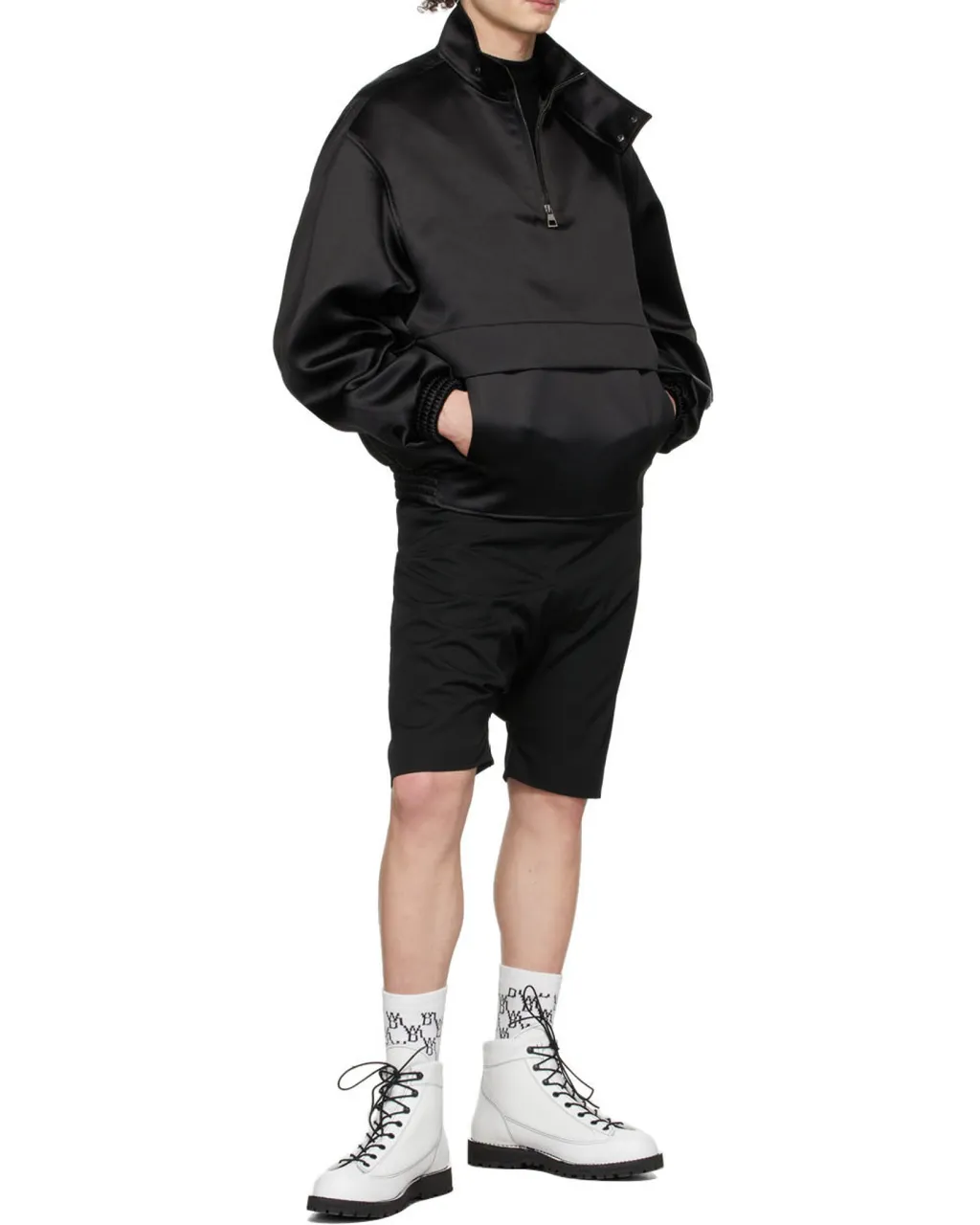 We11Done Black Polyester Jacket
