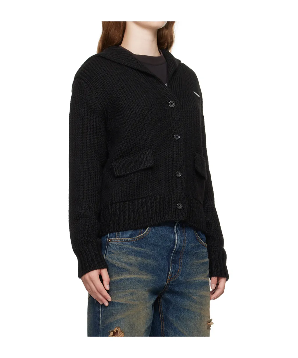 Button Long-Sleeved Sweater