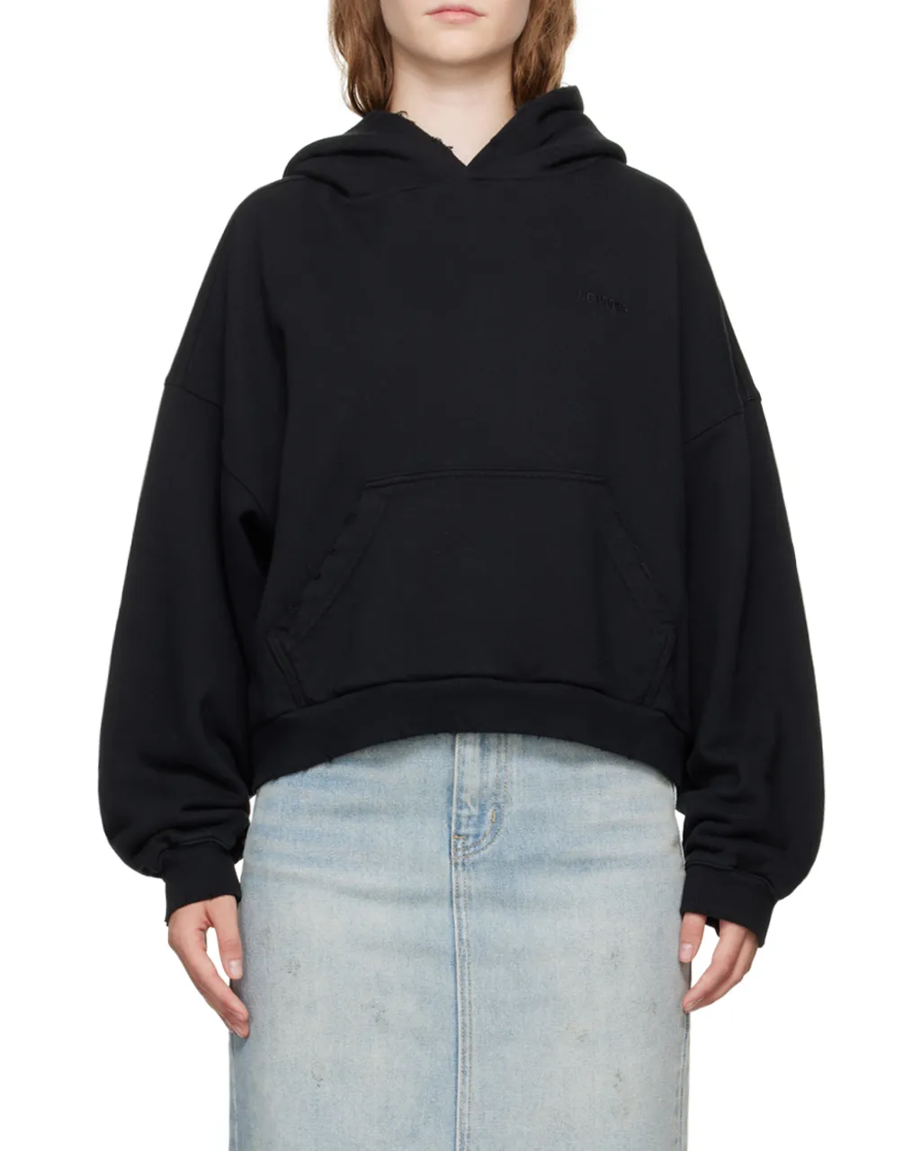 Logo Embellished Hoodie