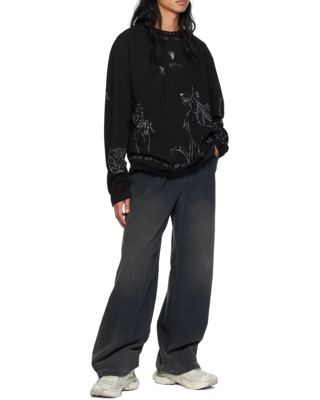 Graphic Print Long Sleeve T-Shirt