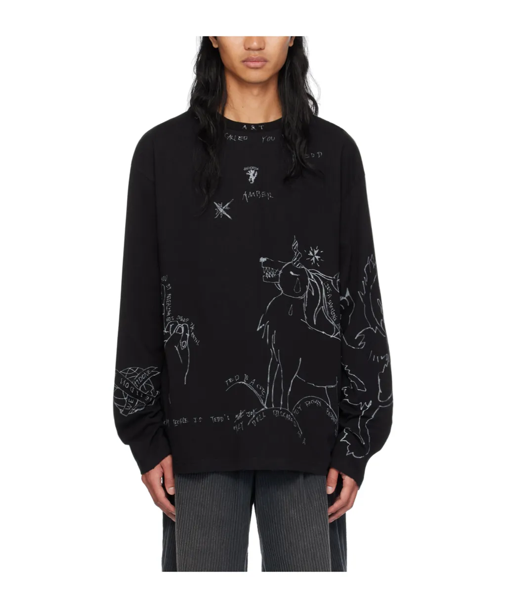 Graphic Print Long Sleeve T-Shirt