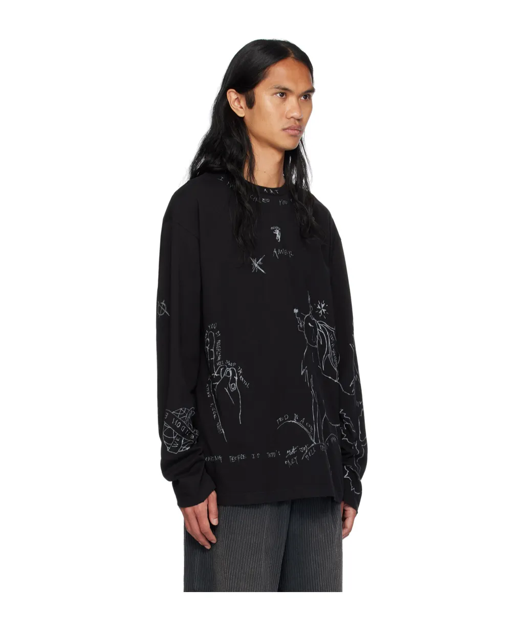 Graphic Print Long Sleeve T-Shirt