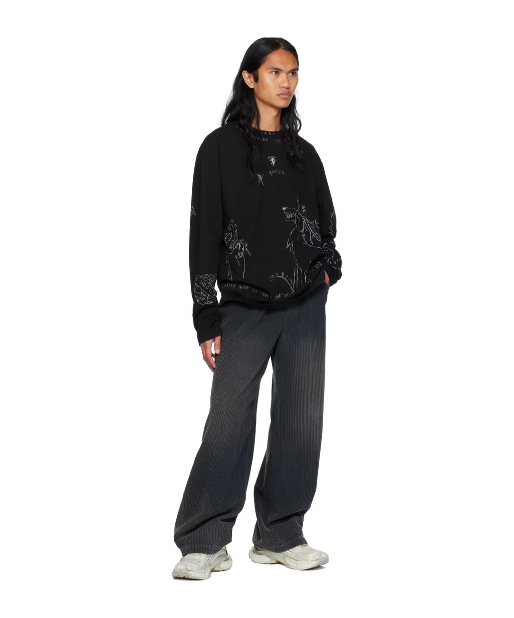 Graphic Print Long Sleeve T-Shirt
