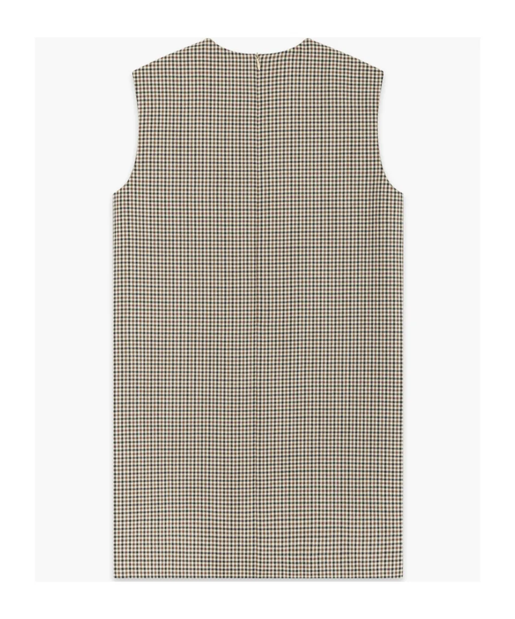 Checked Mini Dress