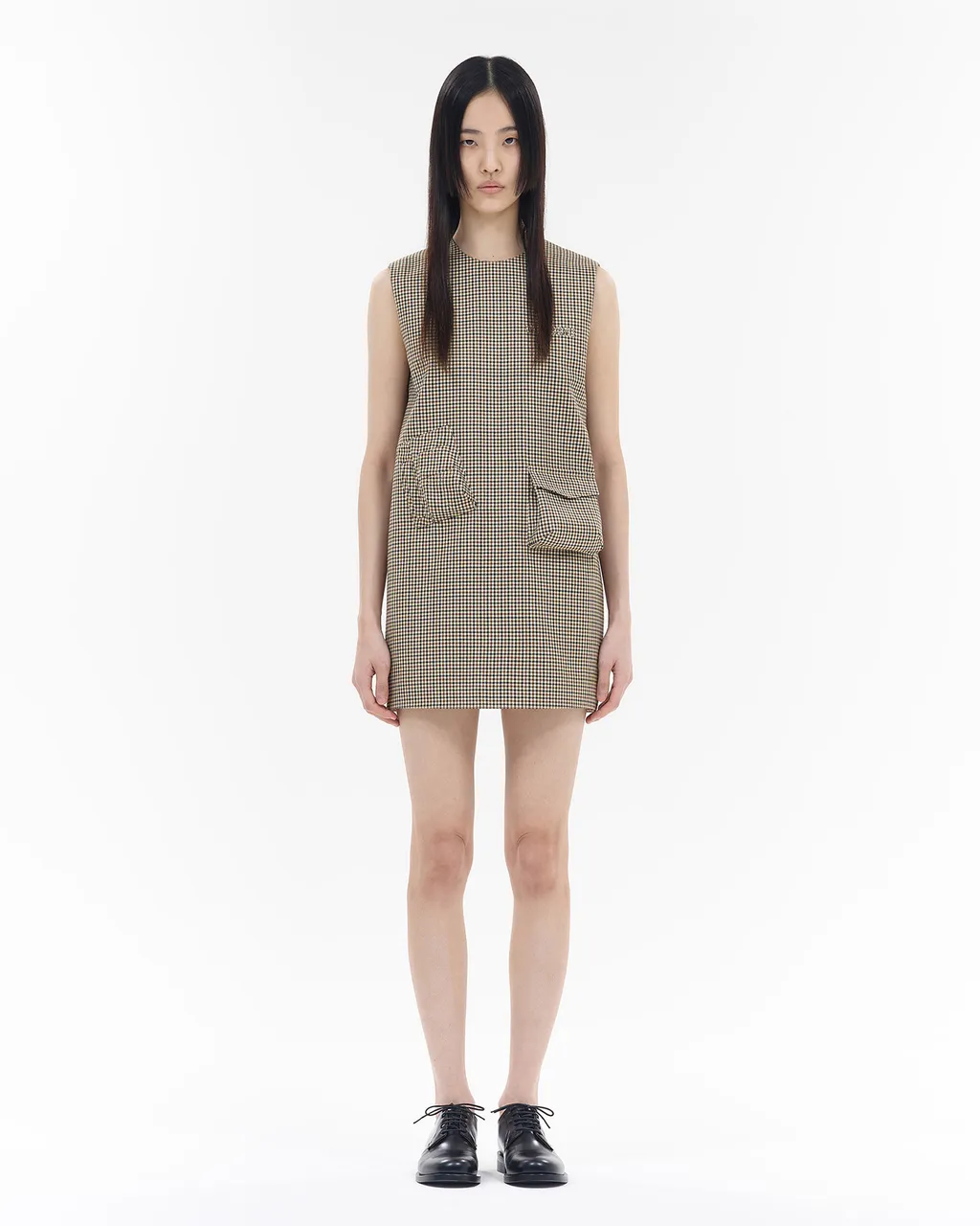 Checked Mini Dress