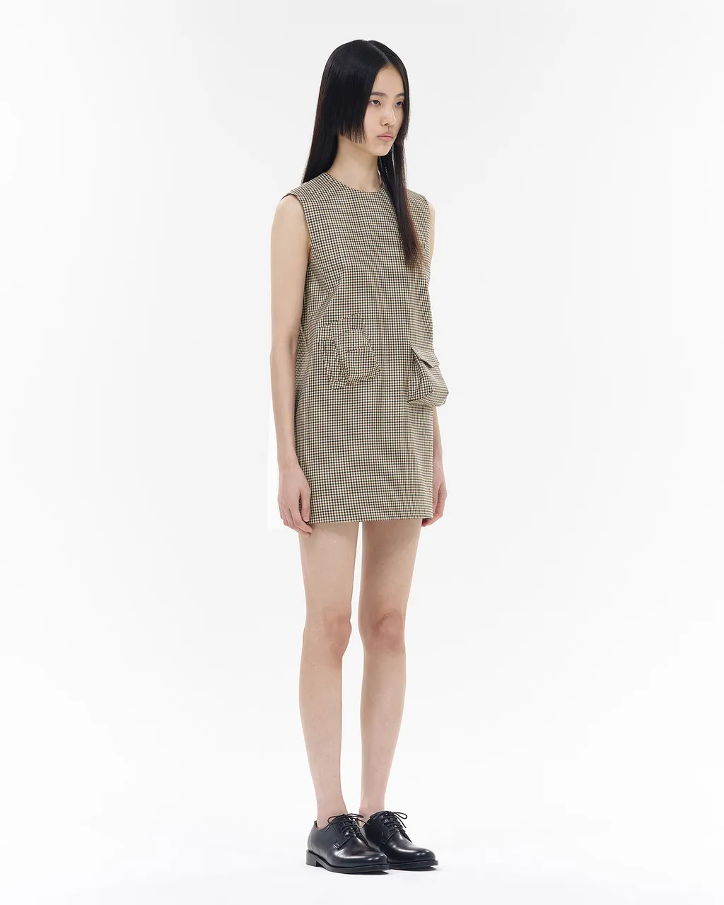 Checked Mini Dress