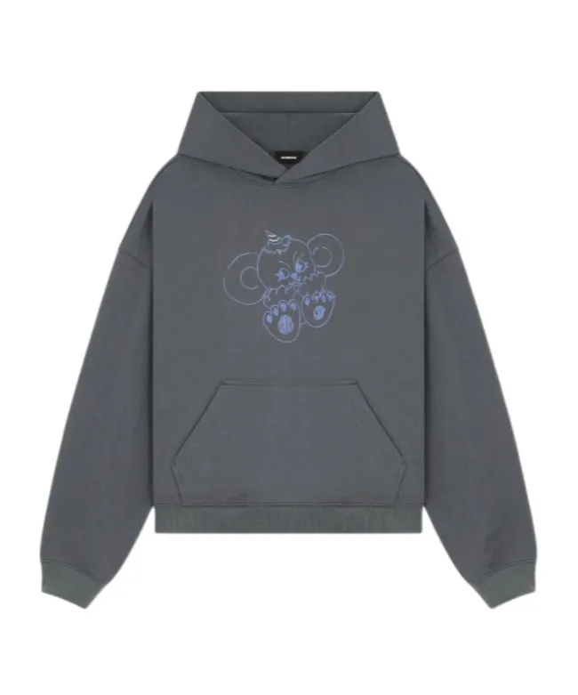 Monster Print Cotton Hoodie