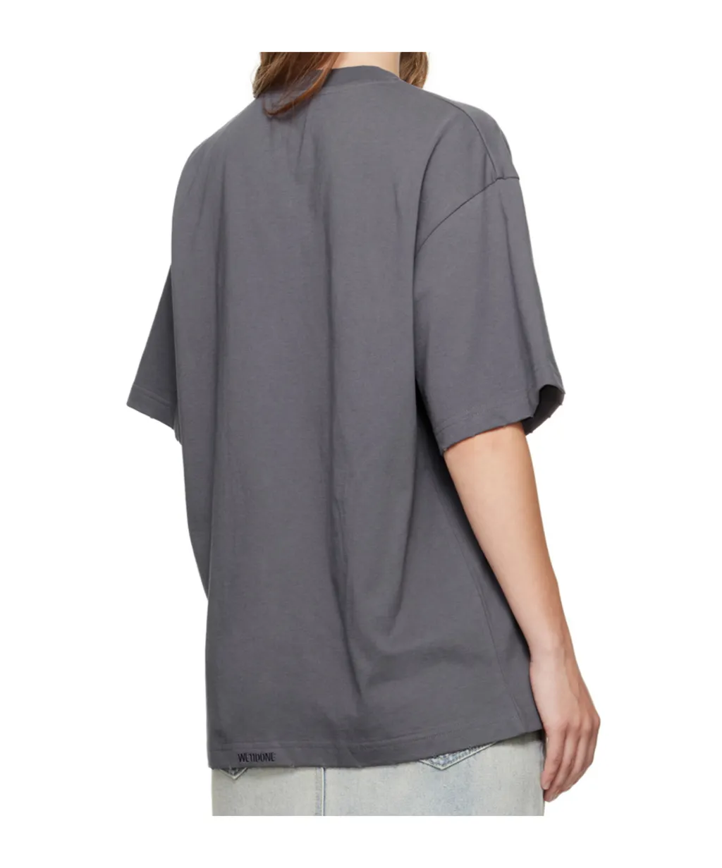 Monster Print Distressed T-Shirt