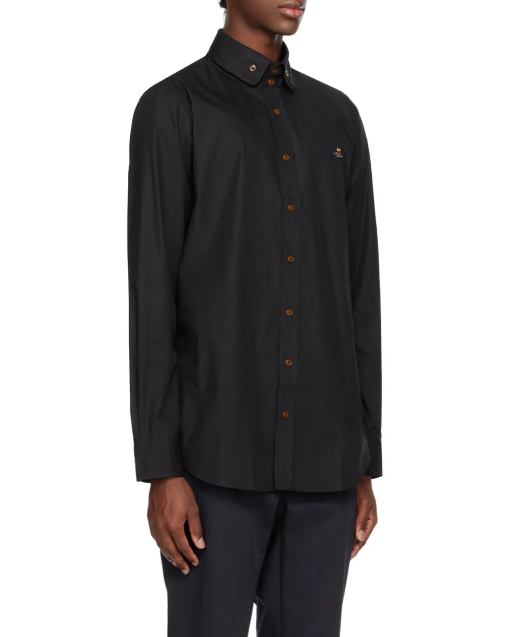 Orb Embroidered Long-Sleeved Shirt