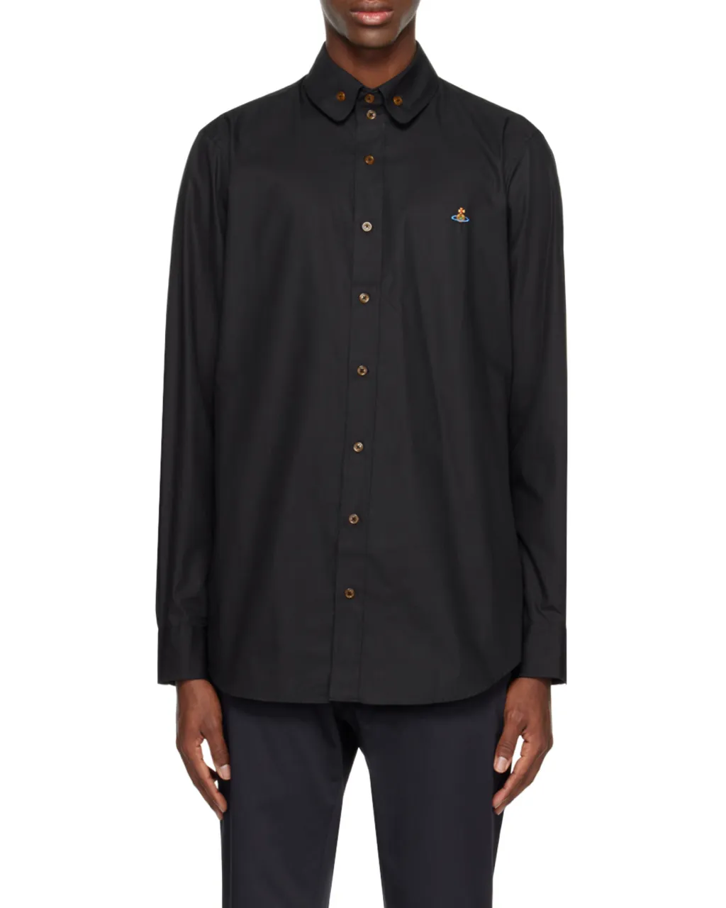 Orb Embroidered Long-Sleeved Shirt