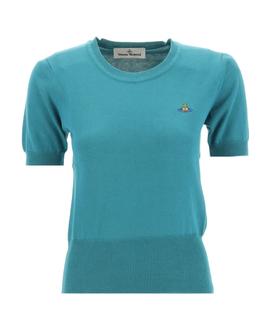 Orb Embroidered Knitted Top