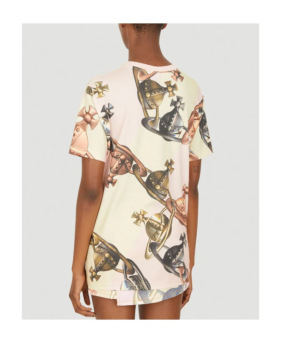 Orb Chain Printed Crewneck T-Shirt