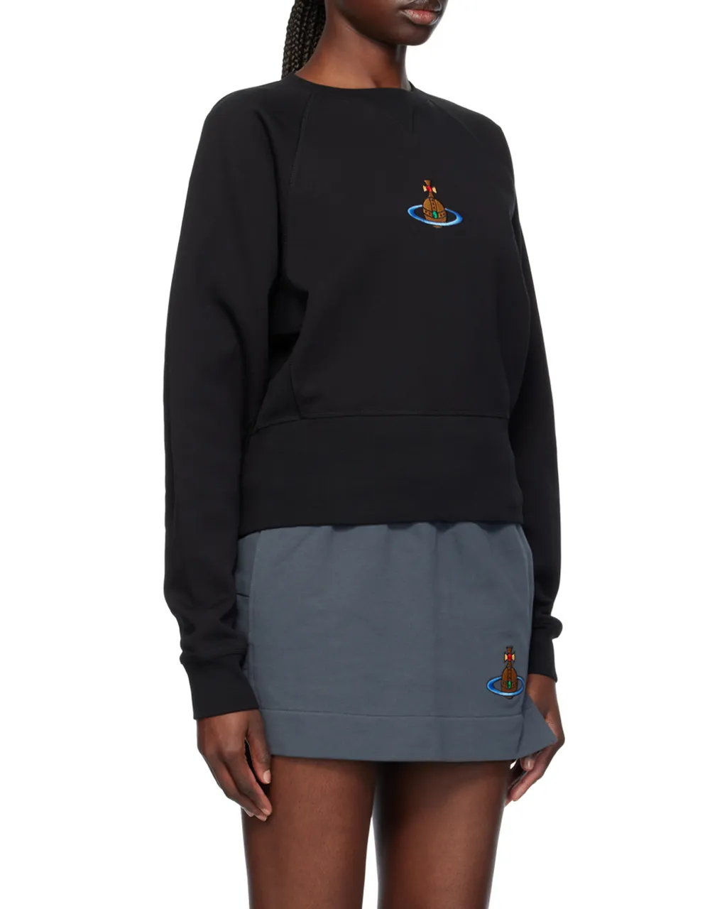 Orb Embroidered Crewneck Sweatshirt