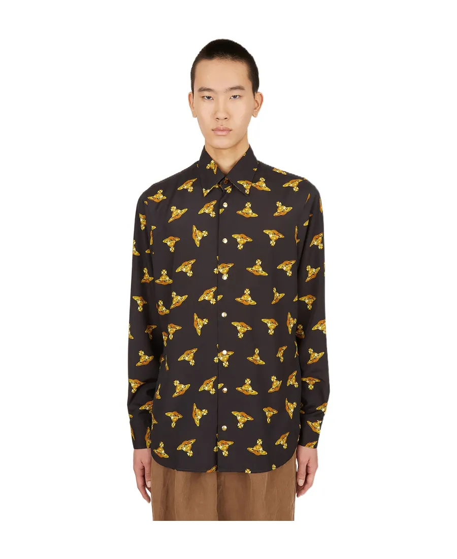 All-Over Orb-Print Shirt