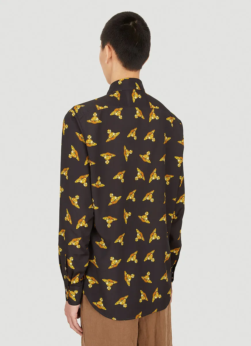 All-Over Orb-Print Shirt