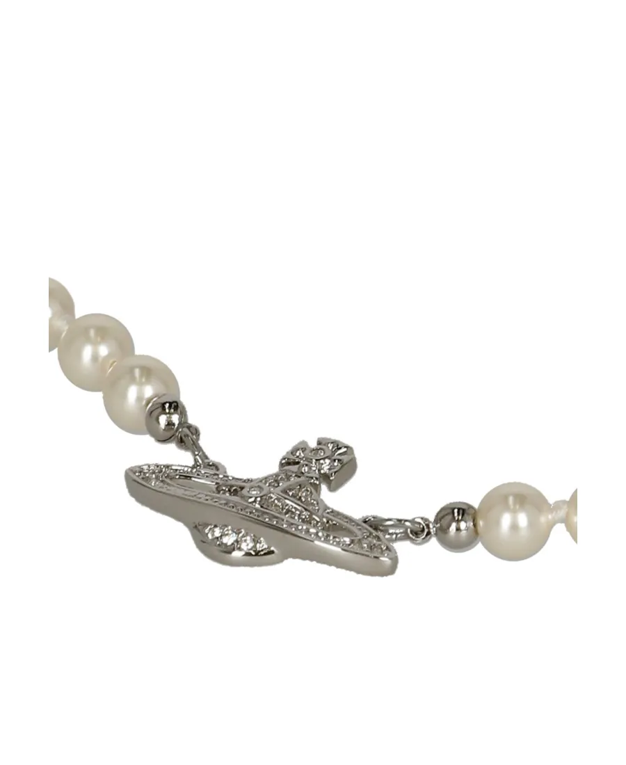 Saturn Pendant Beaded Necklace