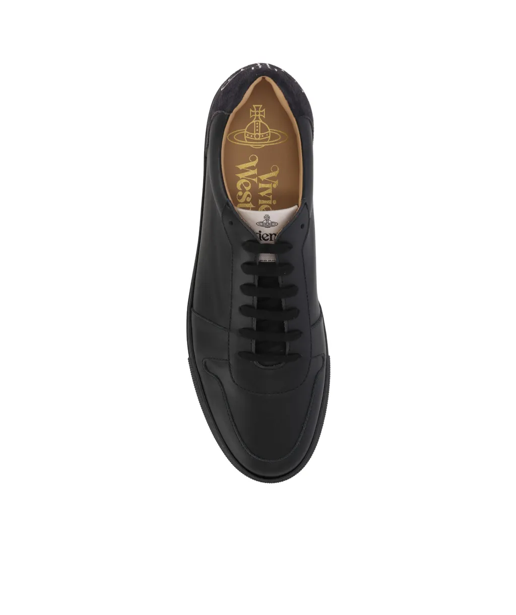 Logo-Print Calf Leather Sneakers