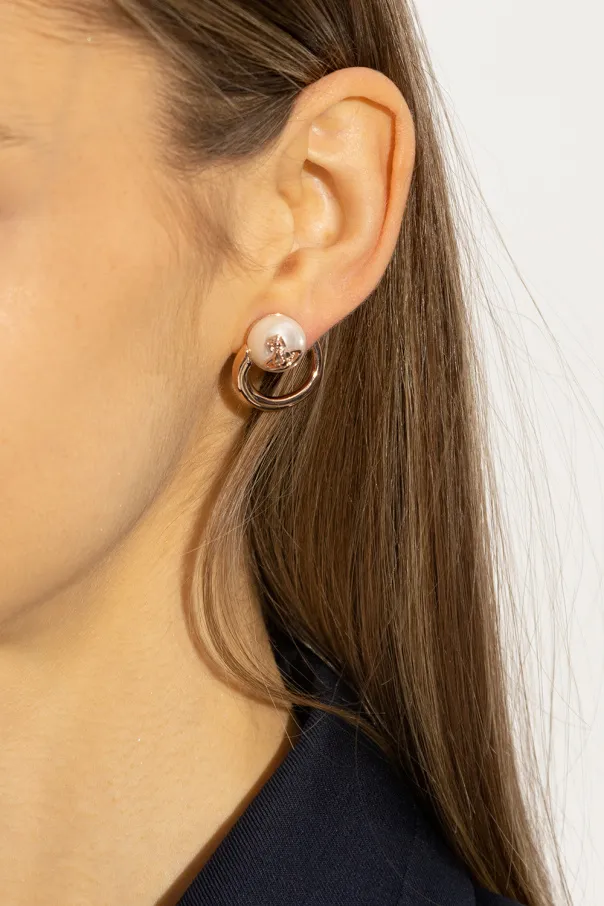 Orb-Detail Stud Earrings