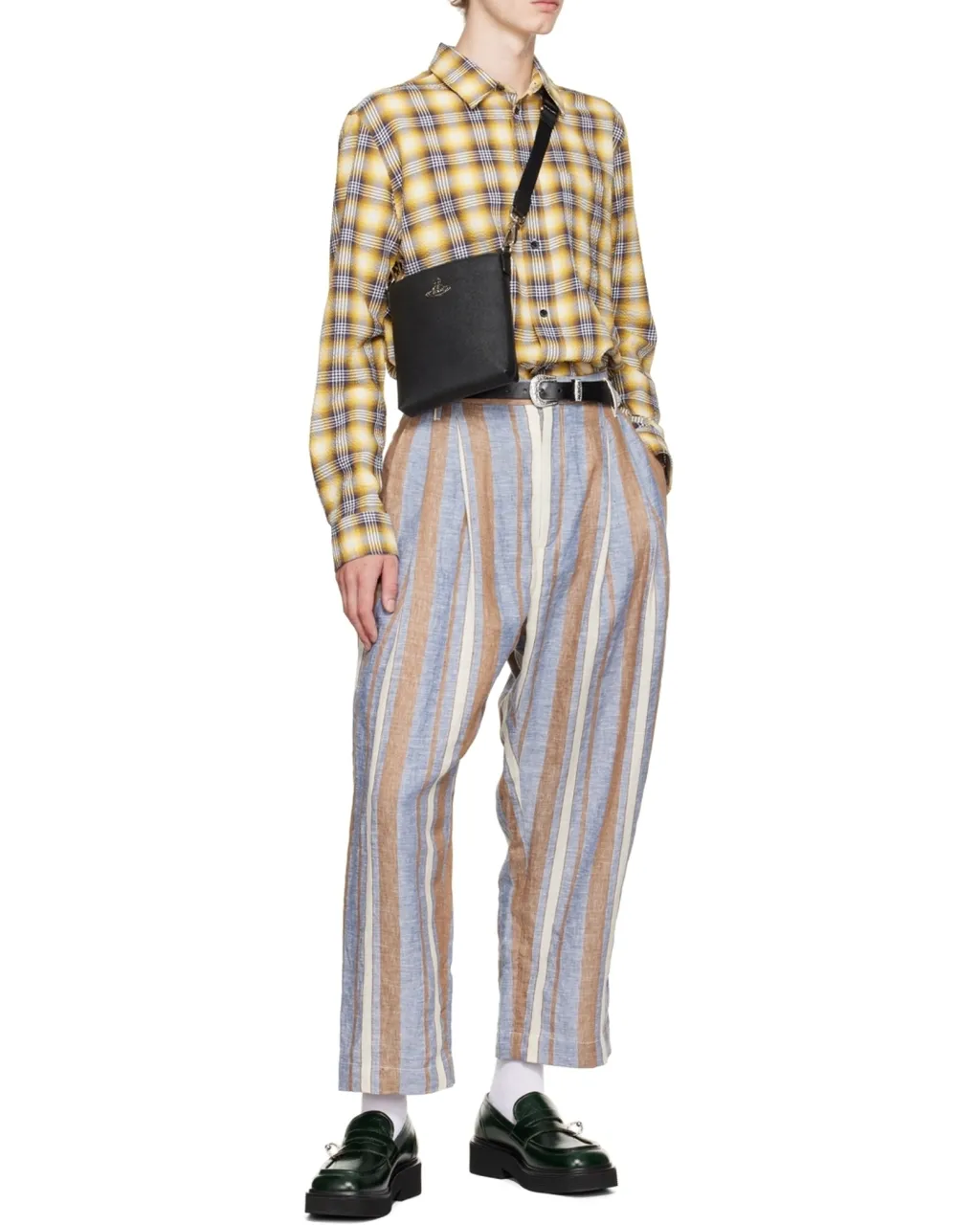 Logo-Plaque Crossbody Bag