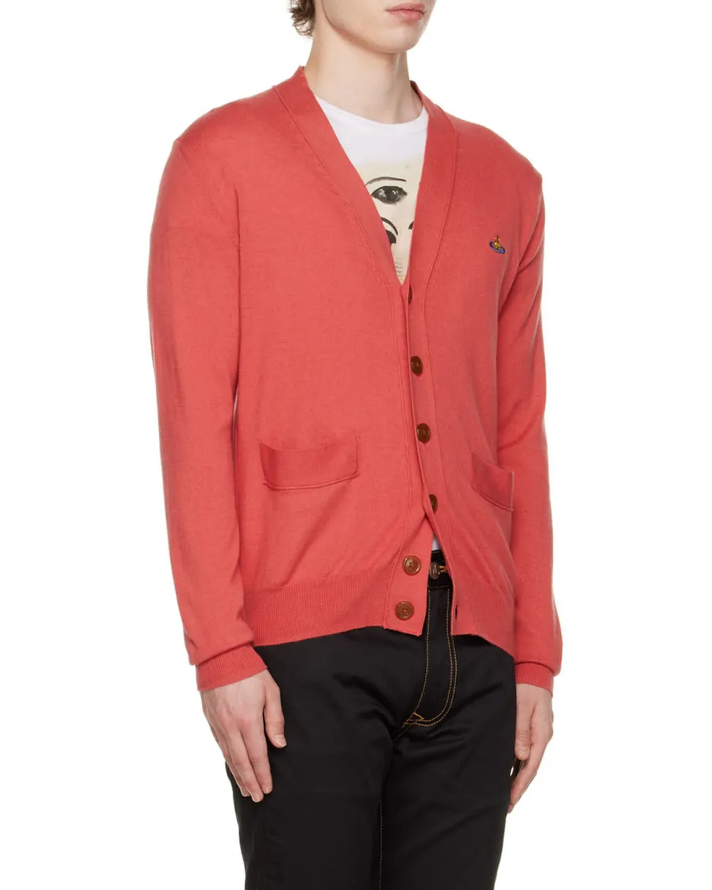 V-Neck Knitted Cardigan