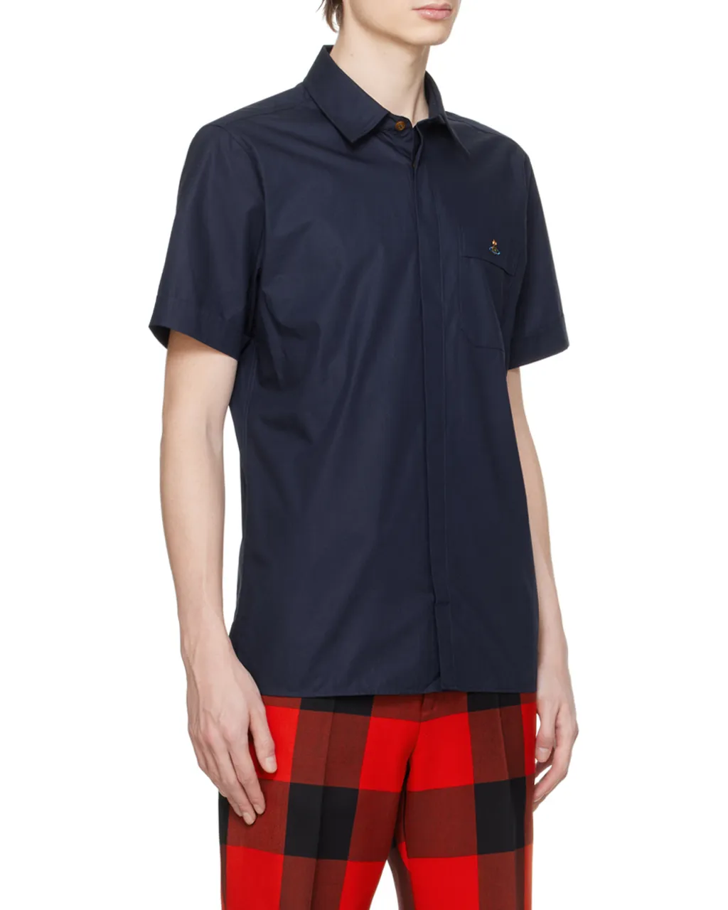 Orb Embroidered Short-Sleeved Shirt