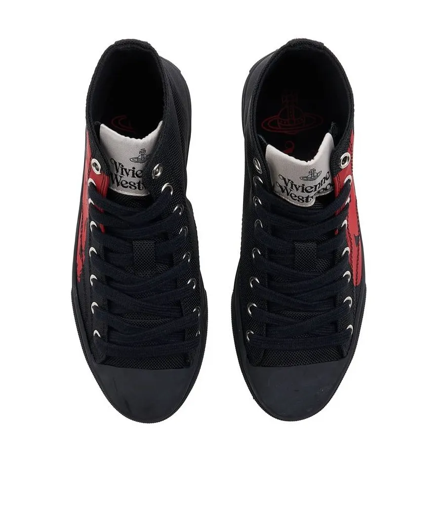 Logo-Print High-Top Sneakers