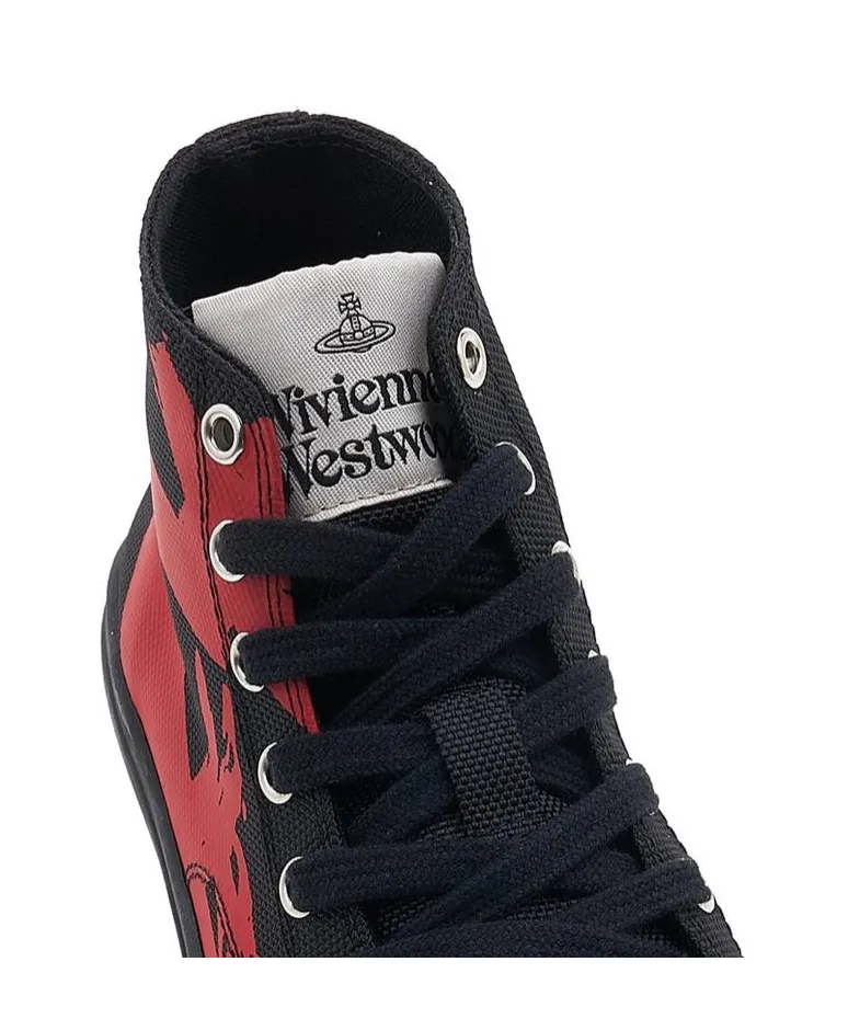Logo-Print High-Top Sneakers