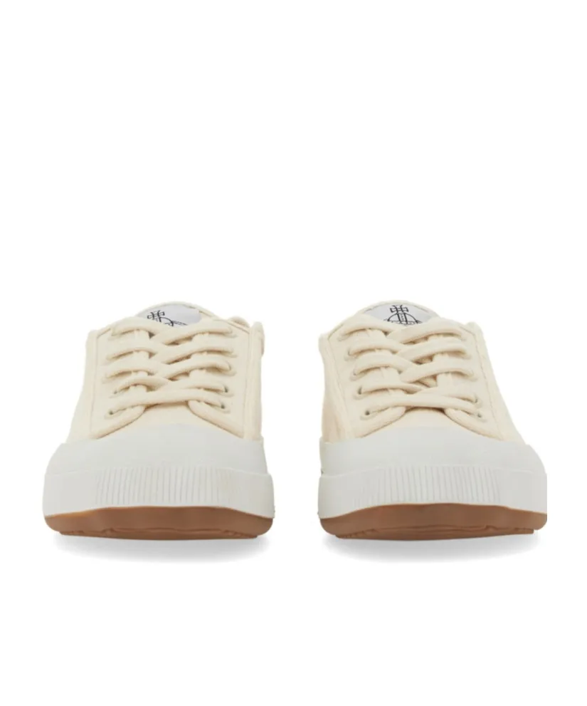Logo-Printed Lace-Up Sneakers