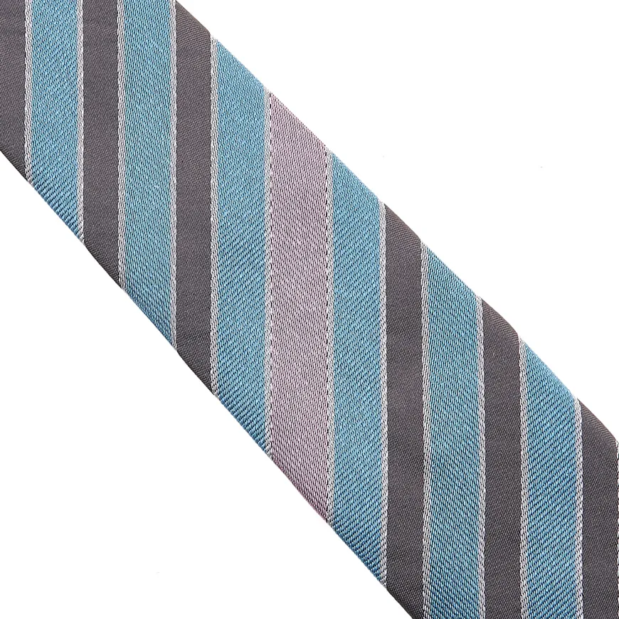 Striped Logo Tie